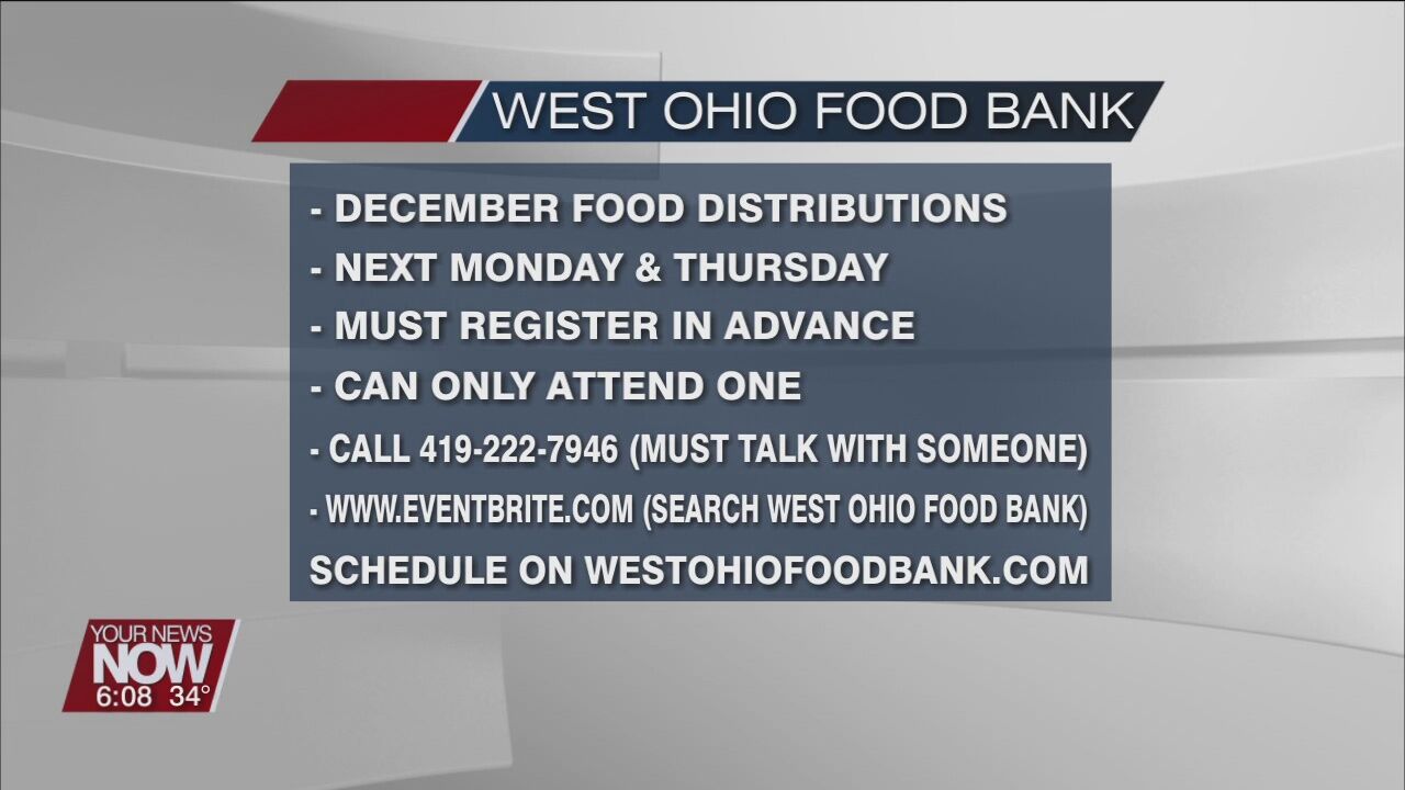 Pre-Registration needed for next Food Distribution by West Ohio Food Bank in Lima